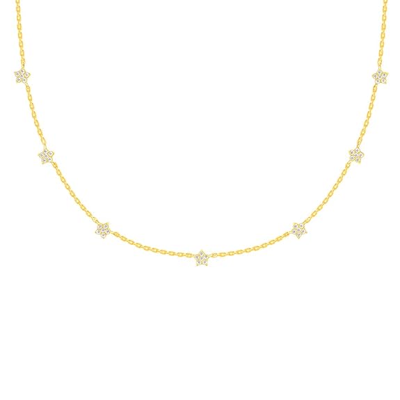 Golden Star Constellation Necklace | Necklace to Gifts for Women & Girls
