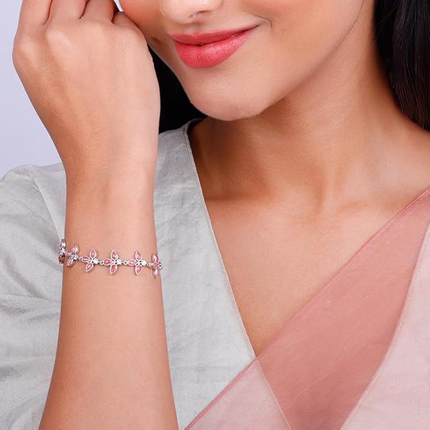 Silver Sathiyaan Bracelet, Adjustable |, Gifts for Women and Girls