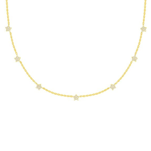 Golden Star Constellation Necklace | Necklace to Gifts for Women & Girls