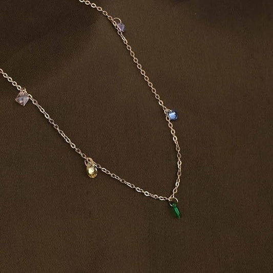 Vibrant Cascade Necklace & Bracelet Jewellery Set for Women | Gift For Women & Girls